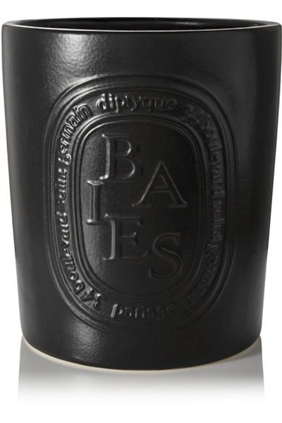 Diptyque Baies Scented Maxi Candle 1500 G In Black Vessel