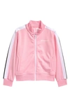 Palm Angels Girls Baby Pink Kids Logo-print Shell Jacket 4-10 Years 10 Years In Pink White