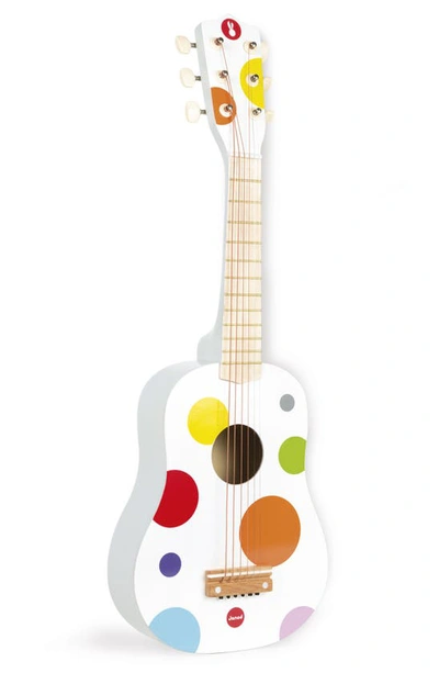 Janod Babies' Polka Dot Wood Guitar In Multi