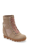 Sorel Kids' Whitney(tm) Ii Short Waterproof Insulated Boot In Omega Taupe