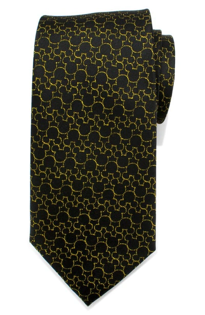 Cufflinks, Inc Mickey Mouse Silk Tie In Black