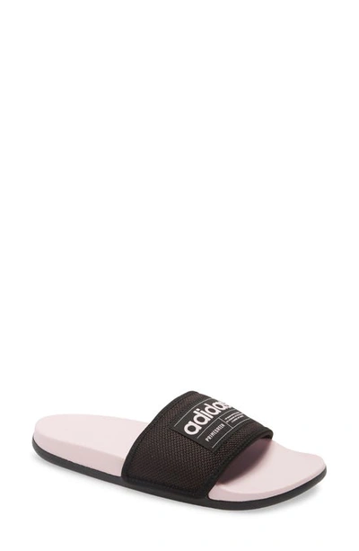 Adidas Originals Adilette Comfort Sport Slide In Core Black/ Clear Pink