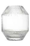 Lsa Rotunda Medium Glass Vase - Clear In Clear