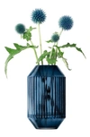 Lsa Rotunda Vase In Sapphire