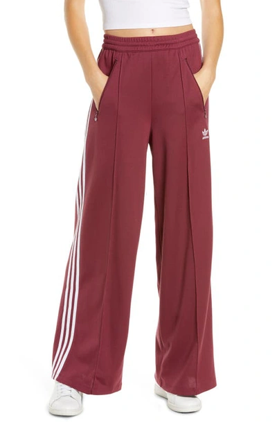 Adidas Originals Track Pants In Victory Crimson