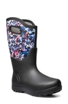 Bogs Neo Classic Waterproof Knee High Rain Boot In Black Multi
