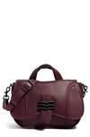 Aimee Kestenberg Fierce & Fab Leather Saddle Bag In Oxblood