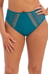 Elomi Matilda Full Figure Embellished Briefs In Blue Star