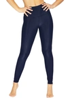 Beach Riot Ayla Ribbed Leggings In Marine Navy