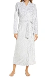 Ugg Marlow Double-face Fleece Robe In White Leopard