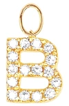 14K Yellow Gold/ B