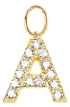14K Yellow Gold/ A