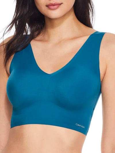 Calvin Klein Invisibles Bralette In Topaz Gemstone