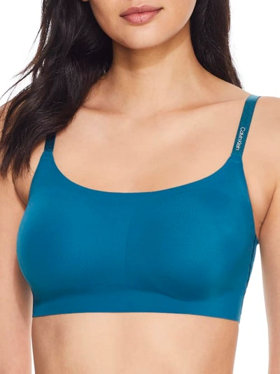 Calvin Klein Invisibles Comfort Bralette In Topaz Gemstone