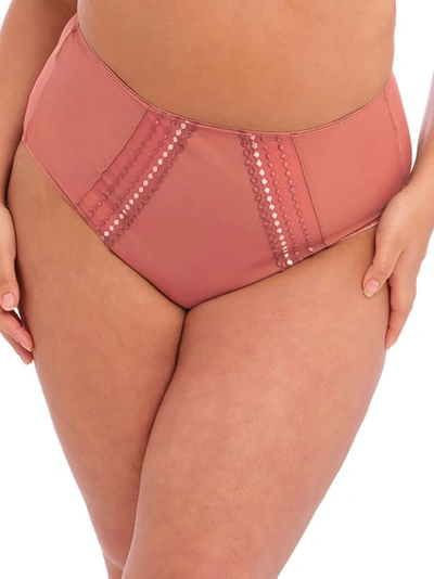 Elomi Plus Size Matilda Full Brief Panty El8906, Online Only In Rose Gold