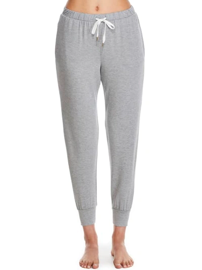 Honeydew Intimates Travel Light Modal Knit Lounge Joggers In Heather Grey
