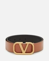 VALENTINO GARAVANI VALENTINO GARAVANI NAPPA CALFSKIN BUCKLE BELT,0003322200484570094