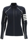 Thom Browne Compression Zip-up 4-bar Jacket In Mixed Colours