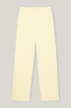 Ganni Software Straight-leg Tracksuit Bottoms In Anise Flower