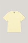 Ganni Thin Software Jersey O-neck T-shirt Anise Flower Size Xs