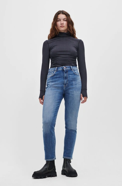 Ganni Cutye Jeans In Mid Blue Vintage