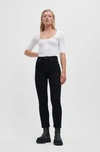 GANNI COMFORT STRETCH CUTYE CROPPED