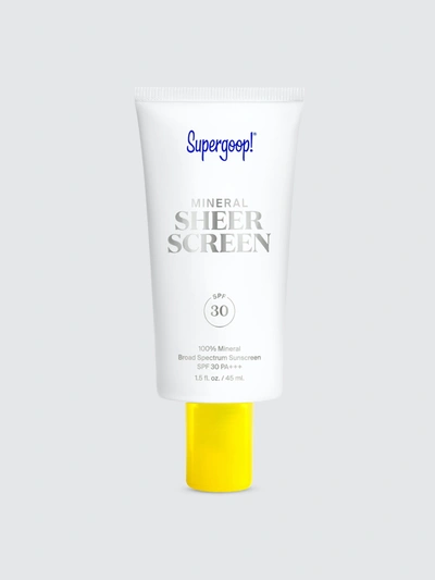 Supergoop ! 100% Mineral Sheerscreen Sunscreen Spf 30 1.5 oz/ 45 ml In 1.5 Fl oz | 45 ml
