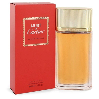 Cartier Must De  By  Eau De Toilette Spray 3.3 oz