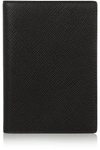 SMYTHSON TEXTURED-LEATHER PASSPORT COVER
