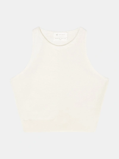 Active Cashmere Women's Cropped Top In White