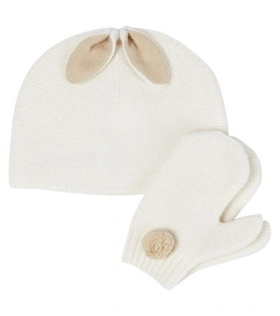 Il Gufo Baby Set Of Virgin Wool Beanie And Gloves In No