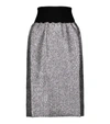 Moncler Genius 2 Moncler 1952 Lurex Wool-blend Midi Skirt In Black