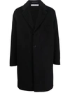 ACNE STUDIOS NOTCHED-LAPELS SINGLE-BREASTED COAT