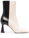WANDLER ISA LEATHER ANKLE BOOTS