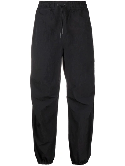 Marcelo Burlon County Of Milan Drawstring-fastening Waistband Trousers In Black