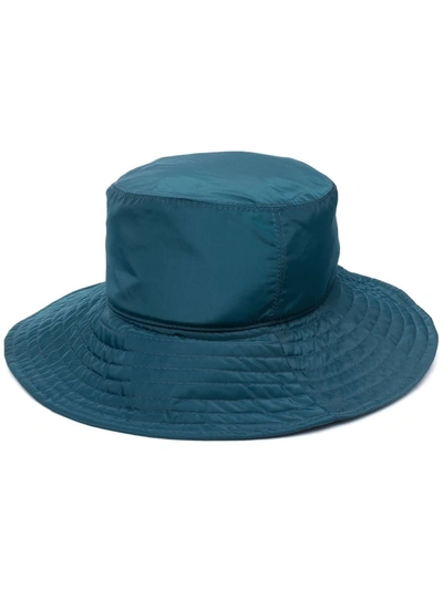 Catarzi Wide Brim Bucket Hat In Grün