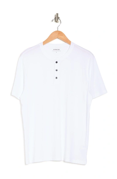 VINCE VINCE SOLID HENLEY T-SHIRT