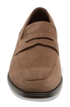 Ecco Queenstown Penny Loafer In Dark Clay