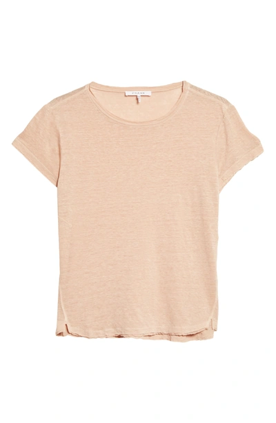 Frame Easy True Organic Linen T-shirt In Bare