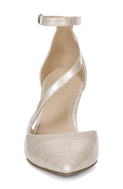 27 Edit Naturalizer Abilyn Ankle Strap Pump In Satin Pearl