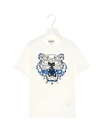 KENZO T-SHIRT,K25188 ECRU