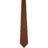 CASABLANCA BURGUNDY SATIN MONOGRAM TIE