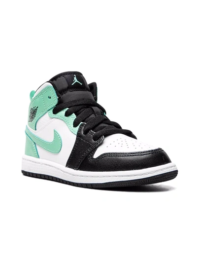 Jordan Kids'  1 Mid "tropical Twist" Sneakers In White