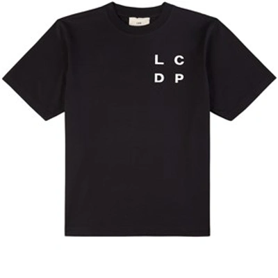 Les Coyotes De Paris Kids' Logo Print Cotton T-shirt In Black