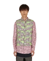Comme Des Garçons Shirt X Kaws Graphic-print Reversible Gilet In Print G/b