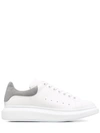Alexander Mcqueen Oversized Sneakers In White And Grey In White