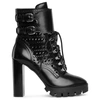 ALAÏA PERFORATED COMBAT ANKLE BOOTS