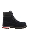 MONCLER VANCOUVER ANKLE BOOTS IN BLUE