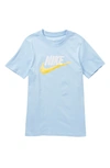 Nike Kids' Faux Embroidery Puffy Logo T-shirt In Pychbl