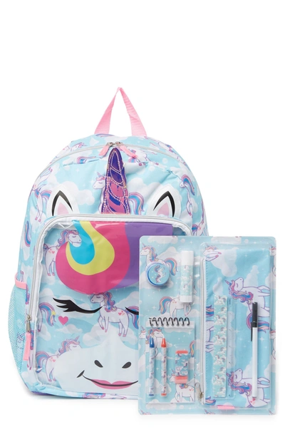 A D Sutton & Sons Kids' A D Sutton And Sons Backpack And School Supplies Set In Blue